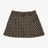 Pre-loved Dior Houndstooth Woven Skirt 4 Years