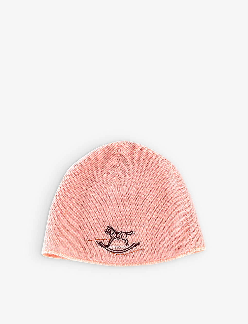 Pre-loved Hermés Graphic-embroidered Cashmere Hat 0-3 Months 1 Pre-loved Hermés Graphic-embroidered Cashmere Hat 0-3 Months