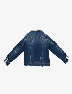 Pre-loved Dolce & Gabbana Denim Jacket 3 Years -Kid Couture R04066553 DENIMBLUEWHITE ALT02