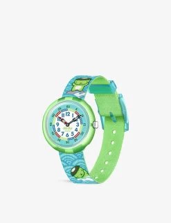 Flik Flak FBNP201 Kawataro Bio-sourced Plastic And Recycled-PET Quartz Watch