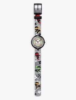 Flik Flak FBNP203 Wakuwaku Bio-sourced Plastic And Recycled-PET Quartz Watch -Kid Couture R04069404 ALT02
