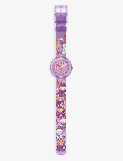 Flik Flak FPNP123 Yako Parade Bio-sourced Plastic And Recycled-PET Quartz Watch -Kid Couture R04069405 ALT02