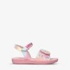 Myla Butterfly-beaded Canvas Sandals 4-11 Years