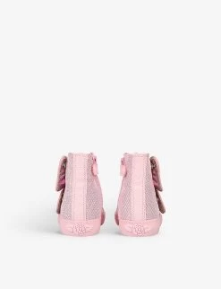Unicorn Wings Canvas Mid-top Trainers 4-9 Years -Kid Couture R04069762 PALEPINK ALT03