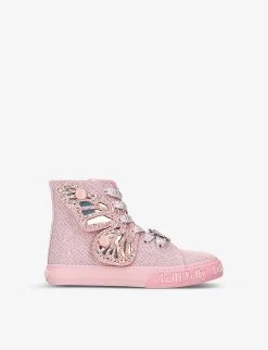 Unicorn Wings Canvas Mid-top Trainers 4-9 Years