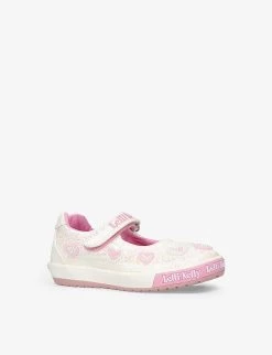Aurora Heart-beaded Canvas Shoes 1-3 Years -Kid Couture R04069766 SILVERCOM ALT02