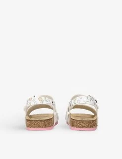 Tulip-print Woven Sandals 4-6 Years -Kid Couture R04071026 WHITE ALT03