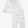 Star-print Cotton-poplin Pyjama Set 2-11 Years