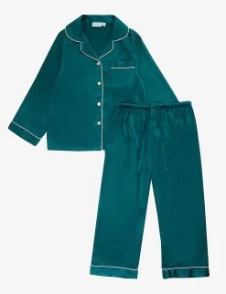 Relaxed-fit Satin Pyjama Set 2-11 Years