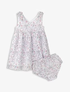 Floral-print Cotton Dress 0-18 Months
