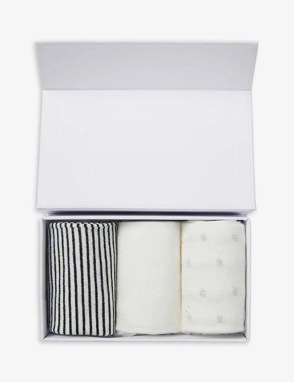 Patterned Stretch-woven Socks Pack Of Three 3 Patterned Stretch-woven Socks Pack Of Three - Image 3