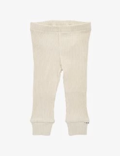 Ribbed Cuffed Organic Cotton-blend Leggings 0-12 Months