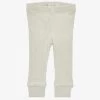 Ribbed Cuffed Organic Cotton-blend Leggings 0-12 Months