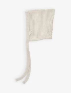 Pixie Ribbed Organic Cotton-blend Bonnet 0-6 Months
