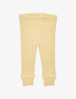 Buttercup Ribbed Organic Cotton-blend Leggings 0-12 Months