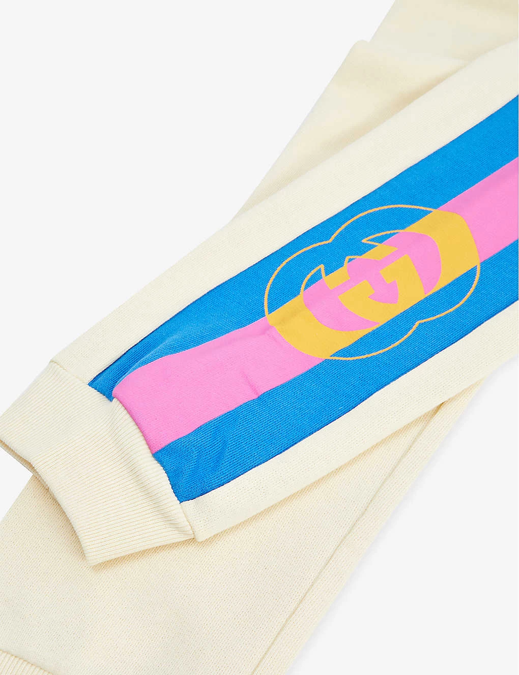 Gucci Logo-print Side-stripe Cotton-jersey Jogging Bottoms 6-10 Years 2 Gucci Logo-print Side-stripe Cotton-jersey Jogging Bottoms 6-10 Years - Image 2