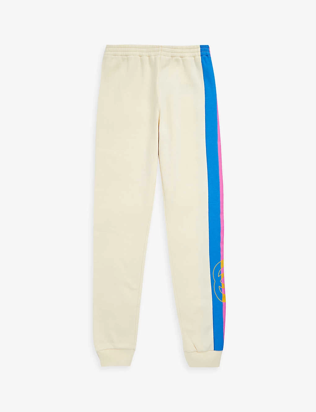Gucci Logo-print Side-stripe Cotton-jersey Jogging Bottoms 6-10 Years 1 Gucci Logo-print Side-stripe Cotton-jersey Jogging Bottoms 6-10 Years