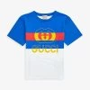 Gucci Colour-blocked Logo-print Cotton-jersey T-shirt 4-10 Years