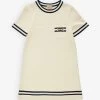 Gucci Striped-trim Horsebit-embellished Cotton Dress 4-12 Years
