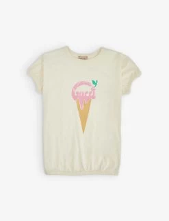 Gucci Ice Cream-print Cotton-jersey T-shirt 4-12 Years