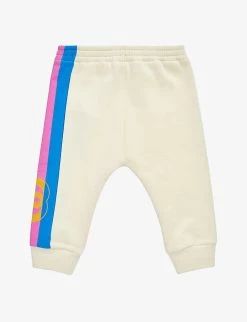 Gucci Logo-print Side-stripe Cotton-jersey Jogging Bottoms 9-36 Months -Kid Couture R04079320 SUNKISSEDMC ALT02