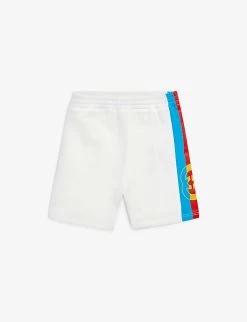 Gucci Logo-print Side-stripe Cotton-jersey Shorts 9-36 Months