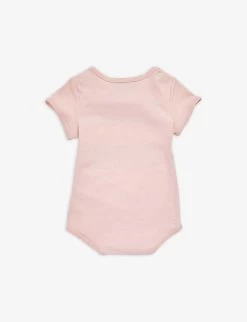 Gucci Stripe Logo Three-piece Cotton-jersey Gift Set 0-9 Months -Kid Couture R04079326 SMOOTHPINKMC ALT02