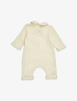 Gucci Logo Animal Print Two-piece Cotton-jersey Gift Set 0-9 Months -Kid Couture R04079327 NEWWHITEMC ALT02