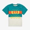 Gucci Colour-blocked Logo-print Cotton-jersey T-shirt 6-36 Months