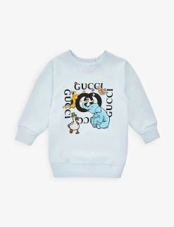 Gucci Graphic-print Cotton-jersey Sweatshirt 6-36 Months