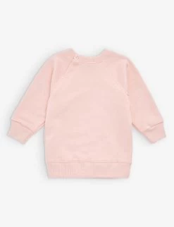 Gucci Animal Logo Cotton-jersey Sweatshirt 3-36 Months -Kid Couture R04079347 SMOOTHPINKMC ALT02