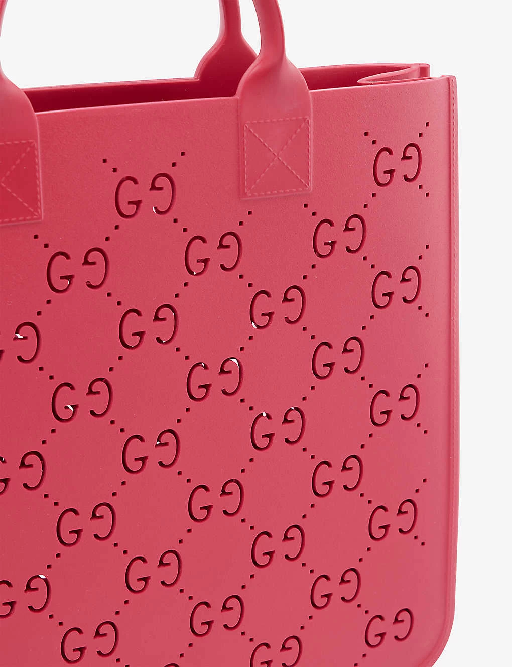 Gucci Kids' GG Perforated Rubber Tote Bag 2 Gucci Kids' GG Perforated Rubber Tote Bag - Image 2