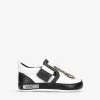 MOSCHINO Teddy Bear-strap Leather Trainers 0-6 Months