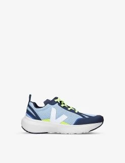 Veja Canary Logo-patch Recycled-polyester Low-top Trainers 2-5 Years