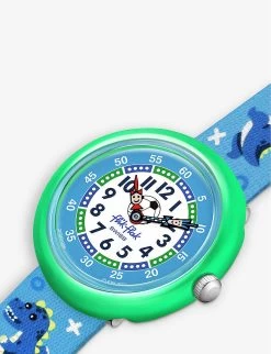 Flik Flak FBNP209 SOCCEROZAURUS Bio-sourced Plastic Quartz Watch 5 Flik Flak FBNP209 SOCCEROZAURUS Bio-sourced Plastic Quartz Watch -Kid Couture R04081667 ALT02