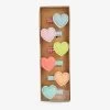 Meri-Meri Heart Pack Of Six Felt Hair Clips