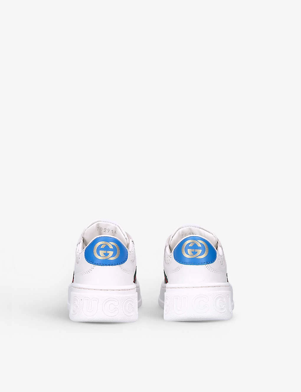 Gucci Chunky B Logo-printed Leather Low-top Trainers 1-4 Years 4 Gucci Chunky B Logo-printed Leather Low-top Trainers 1-4 Years - Image 4
