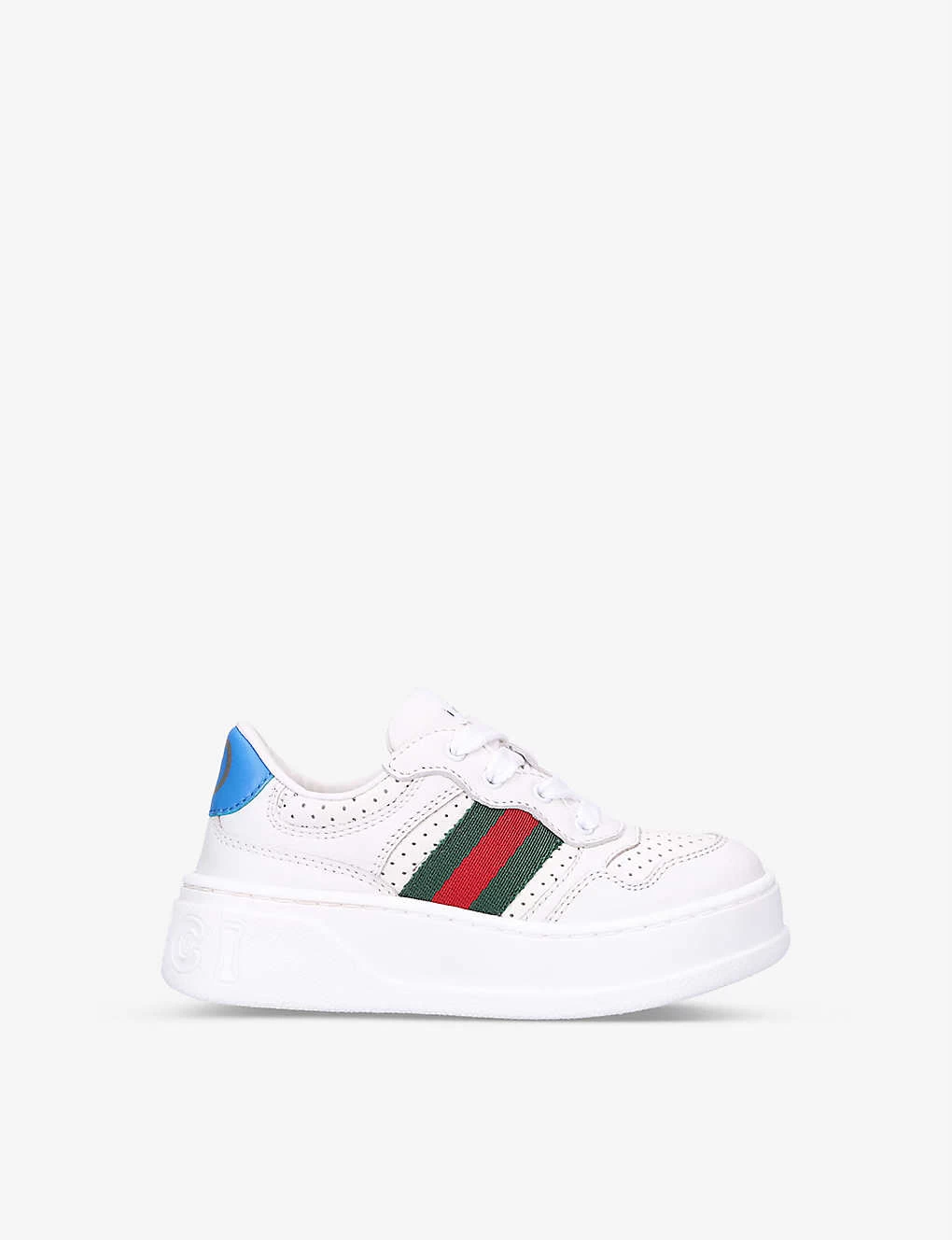 Gucci Chunky B Logo-printed Leather Low-top Trainers 1-4 Years 1 Gucci Chunky B Logo-printed Leather Low-top Trainers 1-4 Years