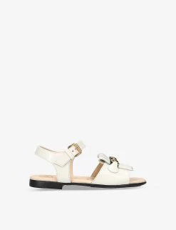 Gucci Snear Horsebit-embellished Tassel Leather Sandals 6 Months-4 Years