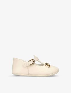 Gucci Horsebit Leather Ballet Shoes 4-6 Months
