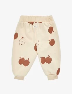 Orchard Apple-print Organic-cotton Jogging Bottoms 3 Months-4 Years 5 Orchard Apple-print Organic-cotton Jogging Bottoms 3 Months-4 Years -Kid Couture R04086705 CREAMBROWN ALT02