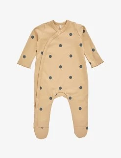 Dots Graphic-print Organic-cotton Babygrow 0-12 Months