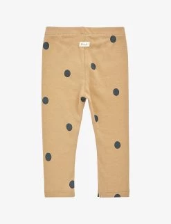 Dots Graphic-print Organic-cotton Leggings 0 Months-4 Years -Kid Couture R04086712 LIGHTBROWN ALT02