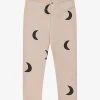 Moon-print Organic-cotton Leggings 0 Months-4 Years