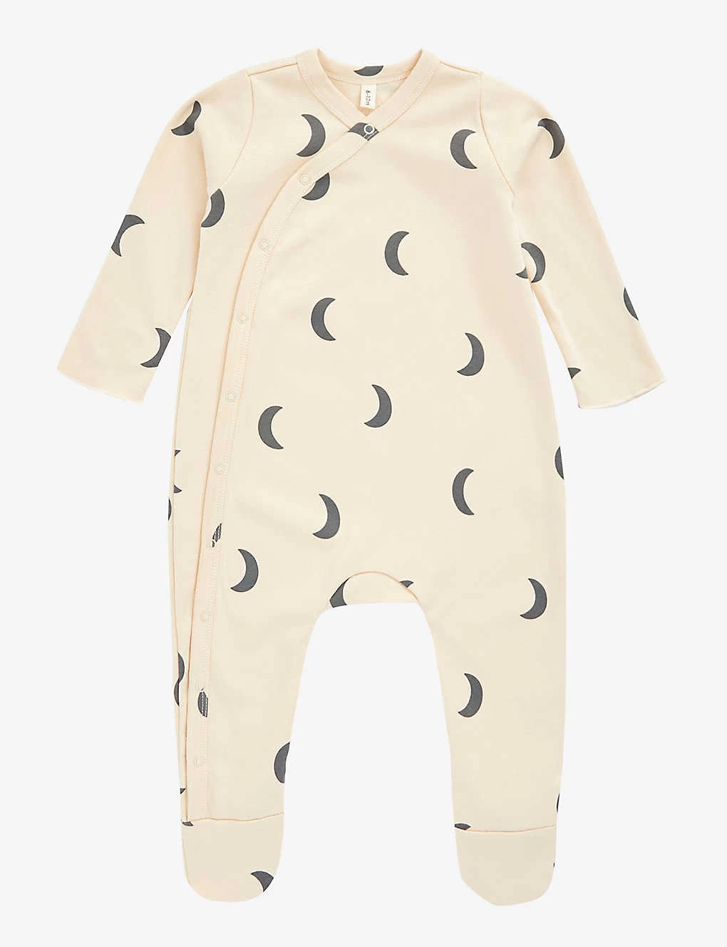 Moon-print Organic-cotton Babygrow 0-12 Months 1 Moon-print Organic-cotton Babygrow 0-12 Months