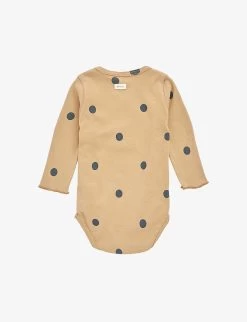 Polka-dot Organic-cotton Bodysuit 0-12 Months -Kid Couture R04086717 LIGHTBROWN ALT02