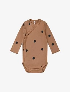 Polka-dot Organic-cotton Bodysuit 0-12 Months