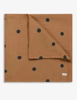 Polka Dot Organic-cotton Muslin