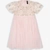 Floral-embroidered Woven Dress 4-10 Years