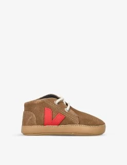 Veja Branded Suede Baby Trainers 0-6 Months